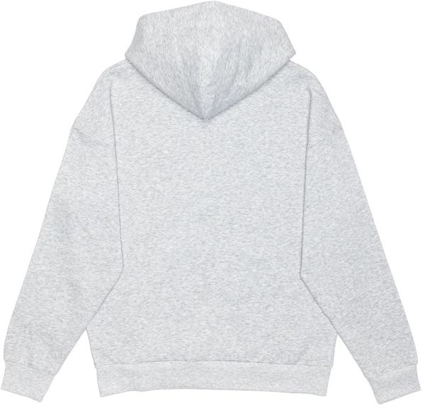 Am image of a Custom Just Like Hero Unisex Drop Shoulder Scuba Half Zip Hoodie in Ash Heather!