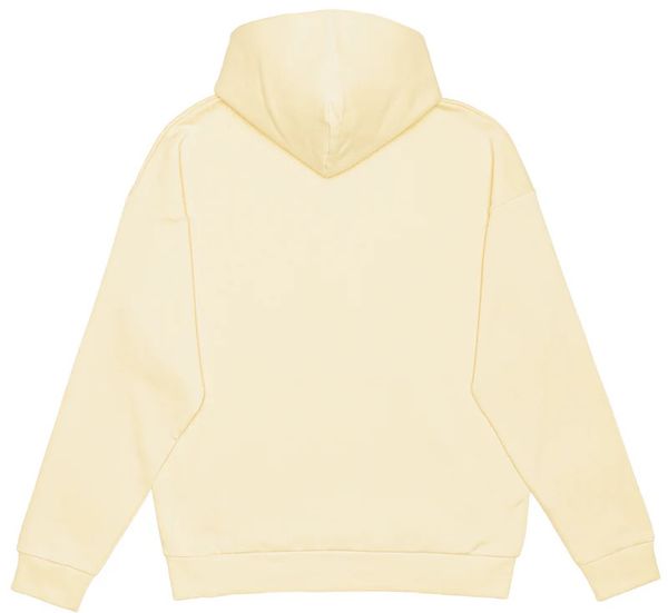 Am image of a Custom Just Like Hero Unisex Drop Shoulder Scuba Half Zip Hoodie in Ivory!