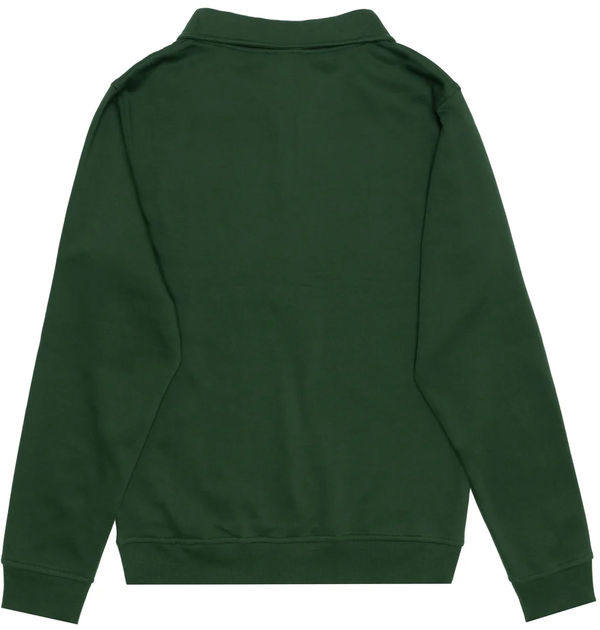 An image of a Custom Just Like Hero Unisex Quarter Zip in Forest Green!