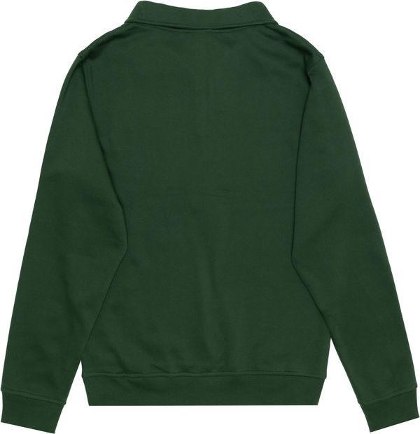 An image of a Custom Just Like Hero Unisex Quarter Zip in Forest Green!
