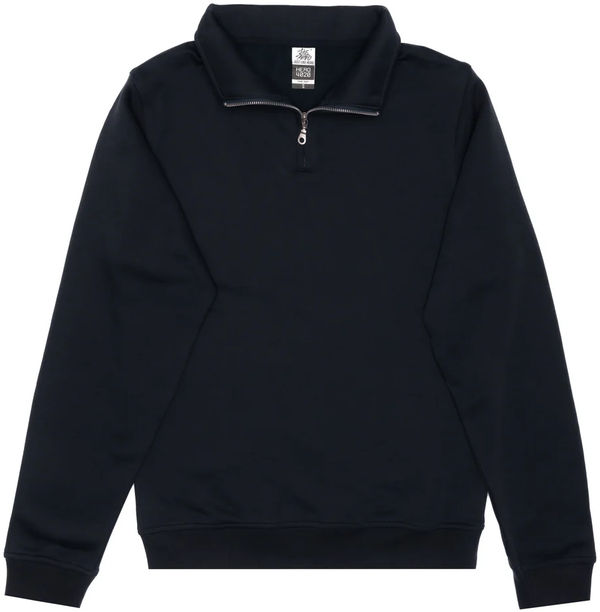 An image of a Custom Just Like Hero Unisex Quarter Zip in Navy blue!