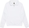 An image of a Custom Just Like Hero Unisex Quarter Zip in White!