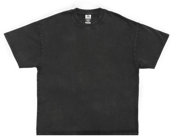 An image of a Custom Just Like Hero Unisex super Heavy Oversized Tee in Acid Black!