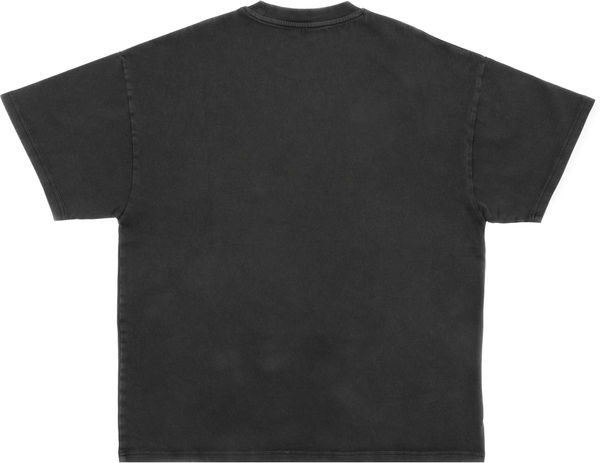 An image of a Custom Just Like Hero Unisex super Heavy Oversized Tee in Acid Black!