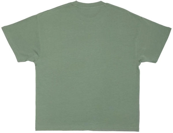 Am image of a Custom Just Like Hero Unisex super Heavy Oversized Tee in Dusty Green!