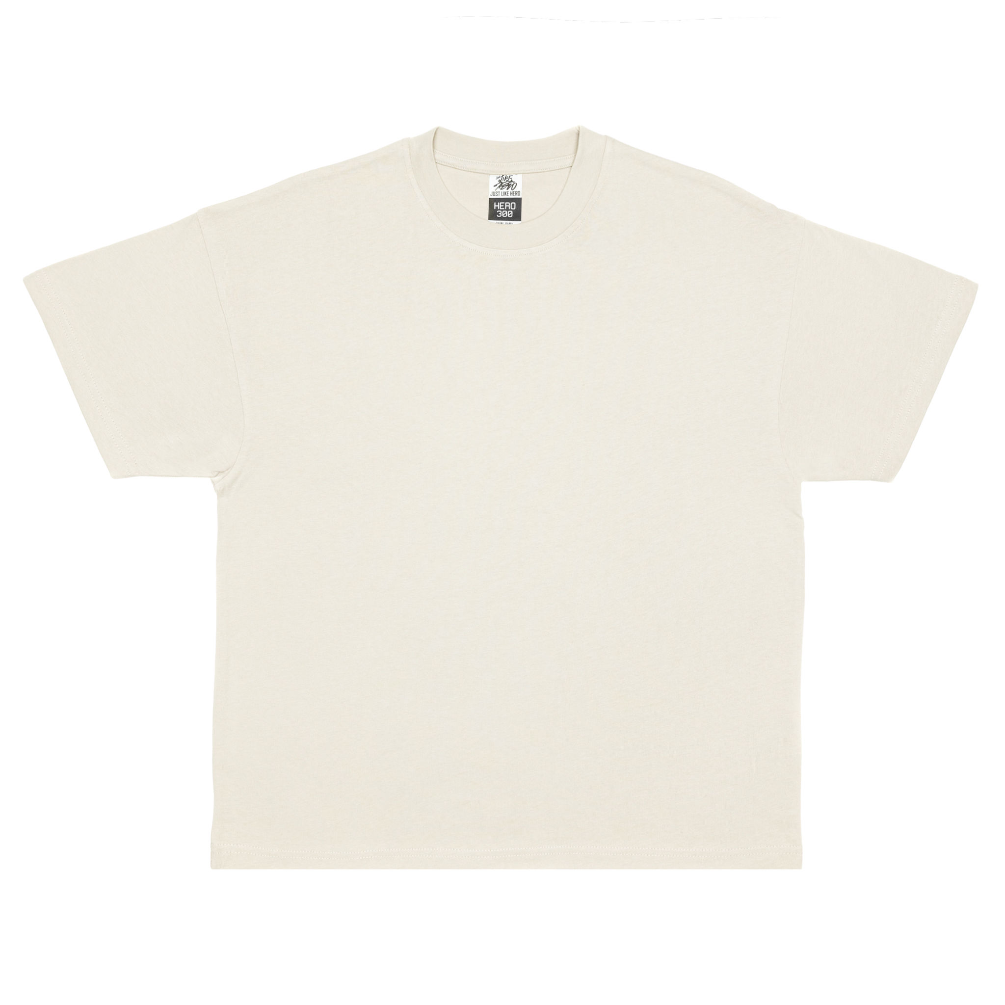 Just Like Hero Unisex super Heavy Oversized Tee in Icy Rock