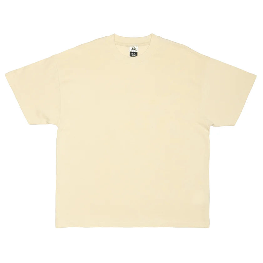 Just Like Hero Unisex super Heavy Oversized Tee in Ivory