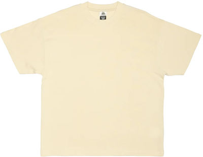 Am image of a Custom Just Like Hero Unisex super Heavy Oversized Tee in Ivory!