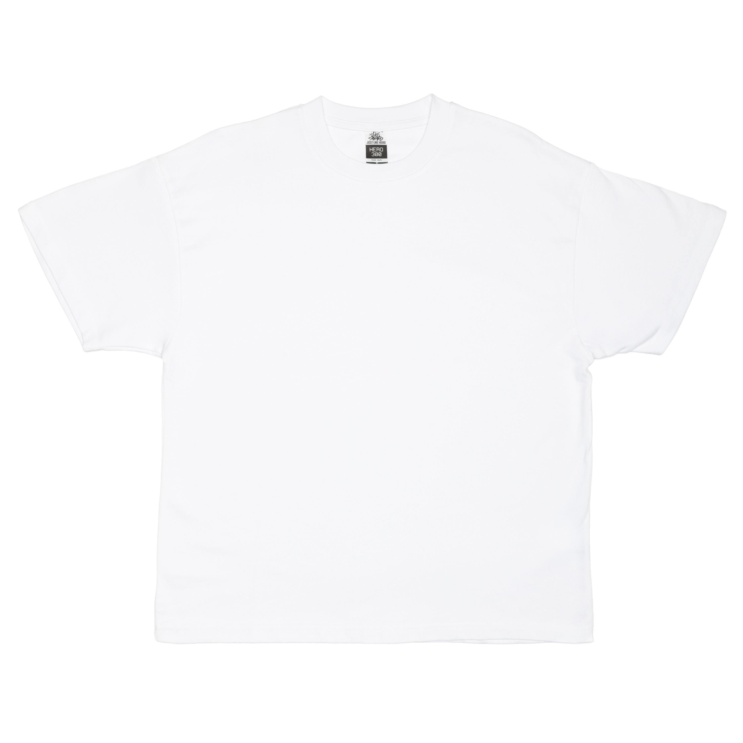 Just Like Hero Unisex super Heavy Oversized Tee in White