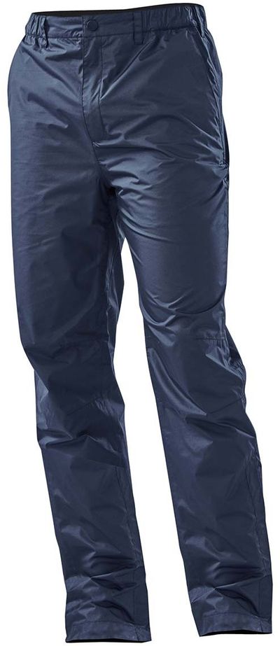 Am image of a Custom Stormtech Olympia Rain Pant in Navy!