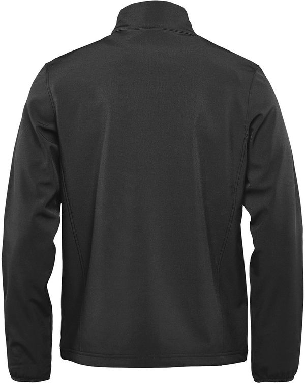 Am image of a Custom Stormtech Men's Narvik Softshell in Black!