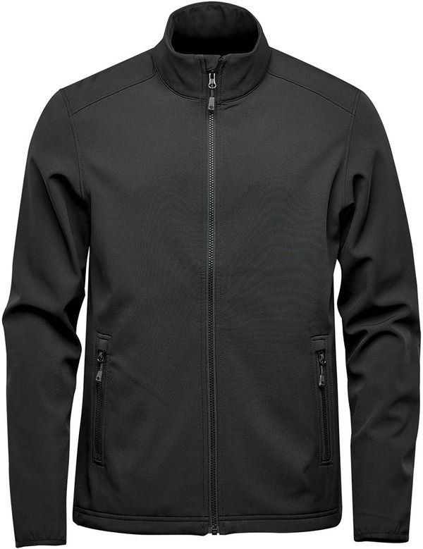 Am image of a Custom Stormtech Men's Narvik Softshell in Black!