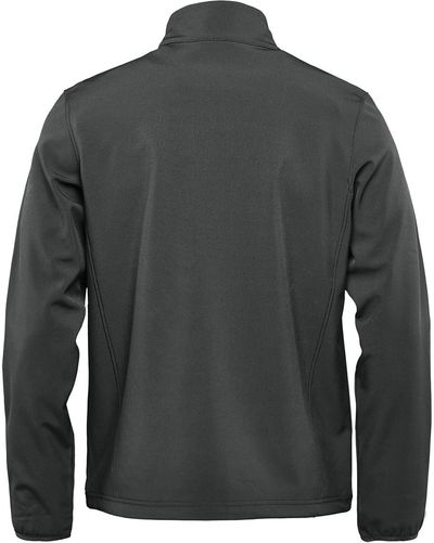Am image of a Custom Stormtech Men's Narvik Softshell in Dolphin!