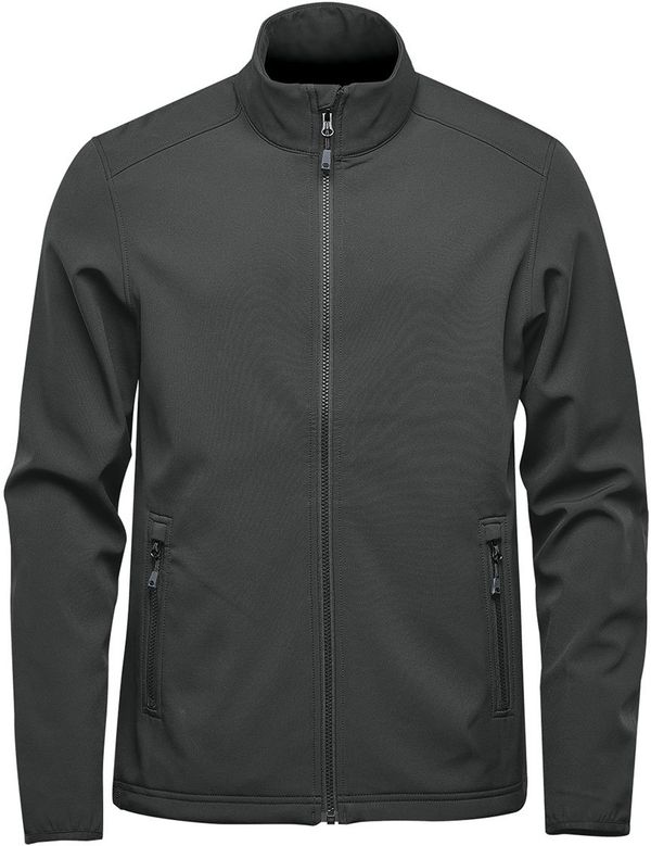 Am image of a Custom Stormtech Men's Narvik Softshell in Dolphin!