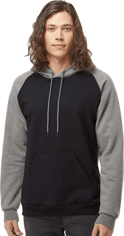 An image of a Custom King Fashion Fleece Raglan Hooded Sweatshirt!