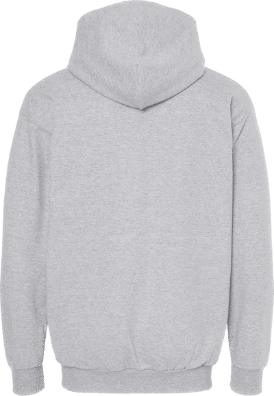 Am image of a Custom King Fashion Hooded Sweatshirt in Athletic Grey!