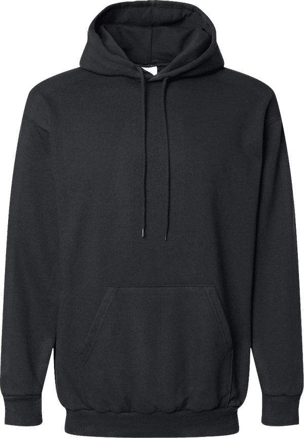 Am image of a Custom King Fashion Hooded Sweatshirt in Black!