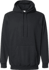 Am image of a Custom King Fashion Hooded Sweatshirt in Black!