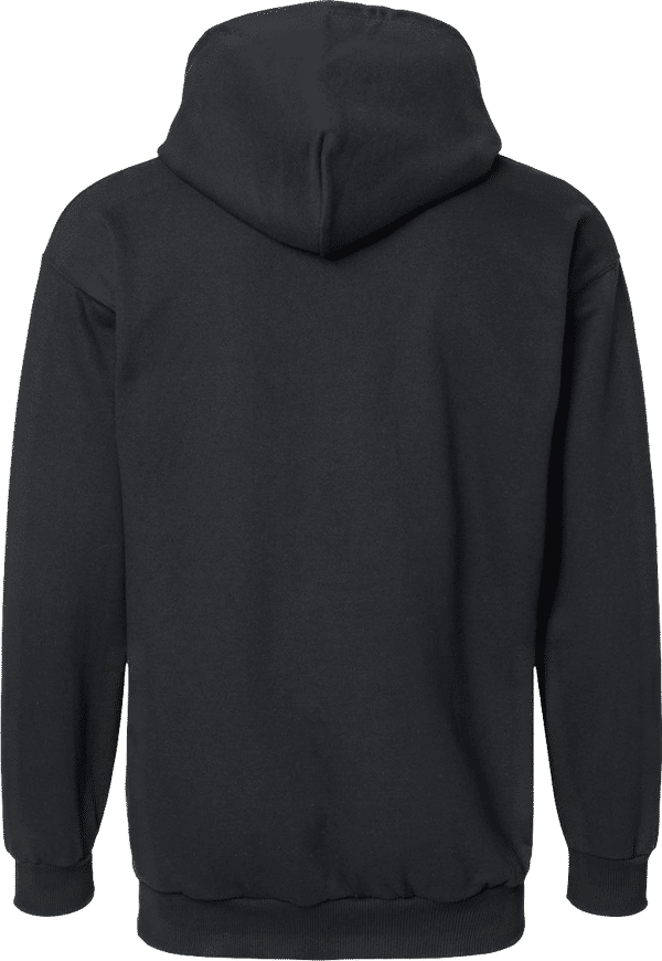 Am image of a Custom King Fashion Hooded Sweatshirt in Black!