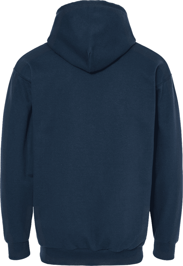 Am image of a Custom King Fashion Hooded Sweatshirt in Navy!