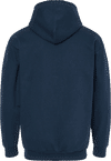 Am image of a Custom King Fashion Hooded Sweatshirt in Navy!