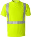 An image of a Custom Kishigo High Performance Microfiber T Shirt in Lime!