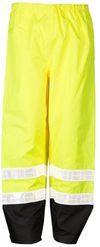 An image of a Custom Kishigo Unisex Storm Stopper Pro Rainwear Pants in Lime!