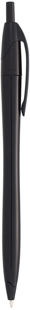 Am image of a Custom Cougar Ballpoint Pen in Solid Black!