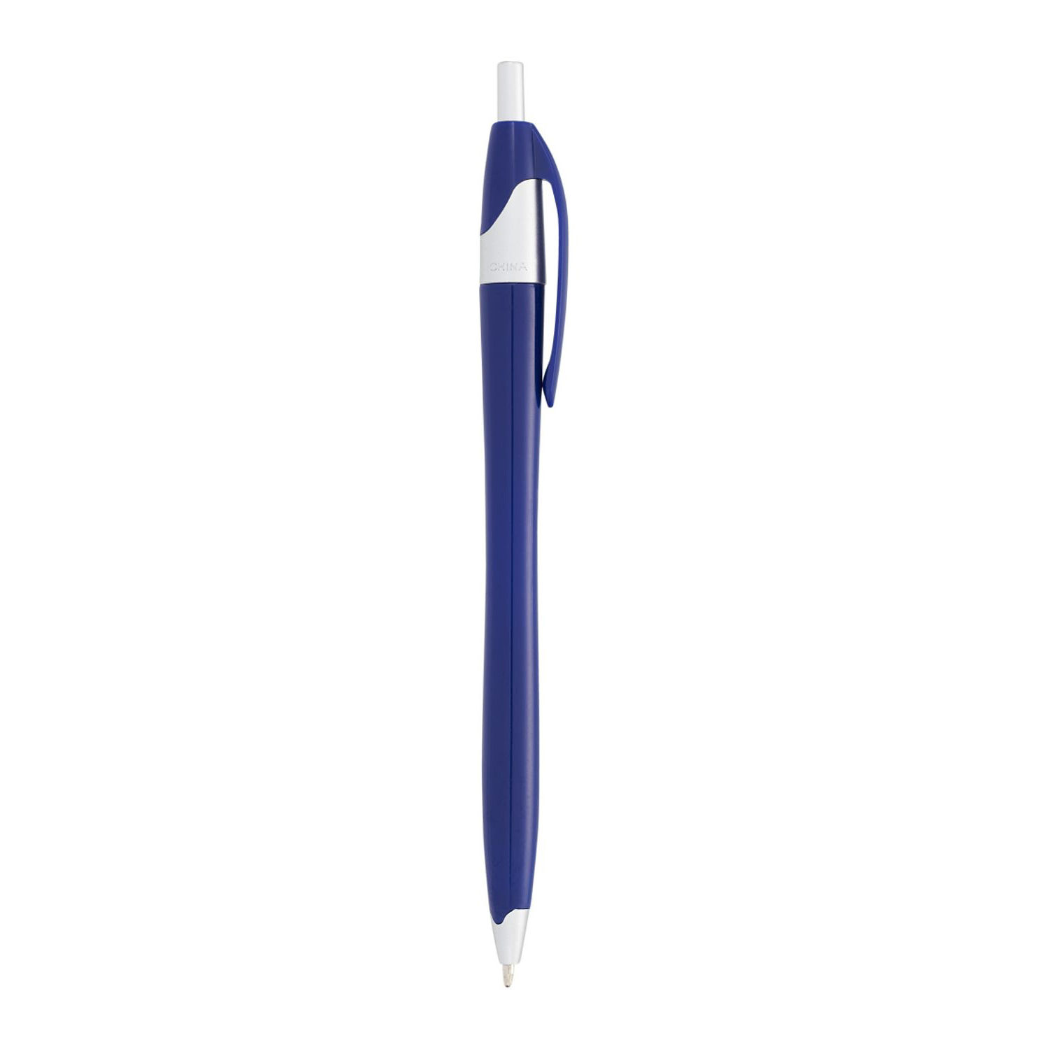 Cougar Ballpoint Pen in Blue with Silver Trim