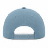 An image of a Custom KOI Cotton Twill Snapback Cap in Blue Mist!