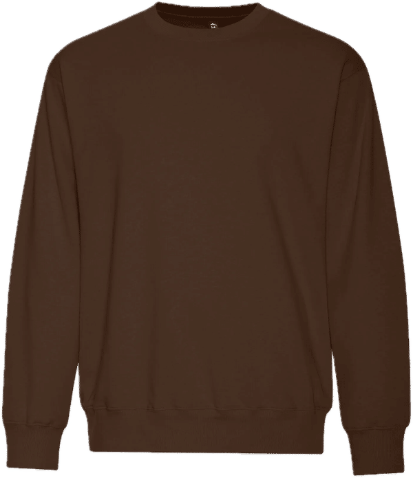 Am image of a Custom Koi Element CFF Crewneck in Coffee Brown!