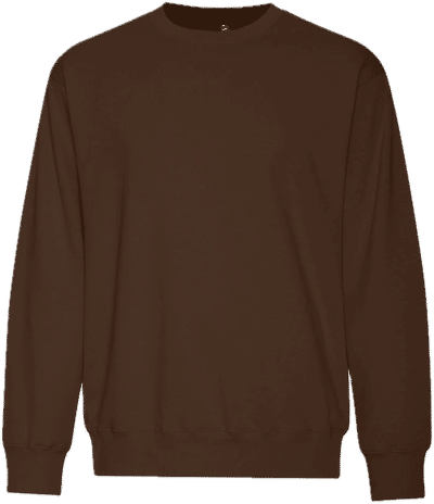 Am image of a Custom Koi Element CFF Crewneck in Coffee Brown!