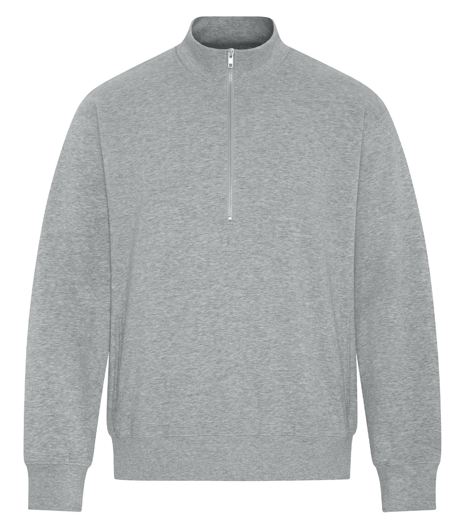 Koi Element CFF Half Zip Sweatshirt in Grey Heather