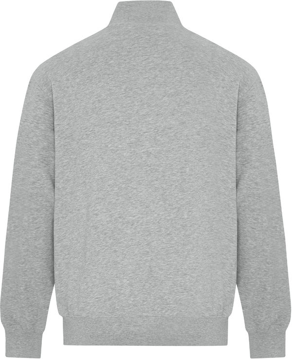 Am image of a Custom Koi Element CFF Half Zip Sweatshirt in Grey Heather!