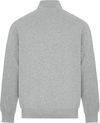 Am image of a Custom Koi Element CFF Half Zip Sweatshirt in Grey Heather!