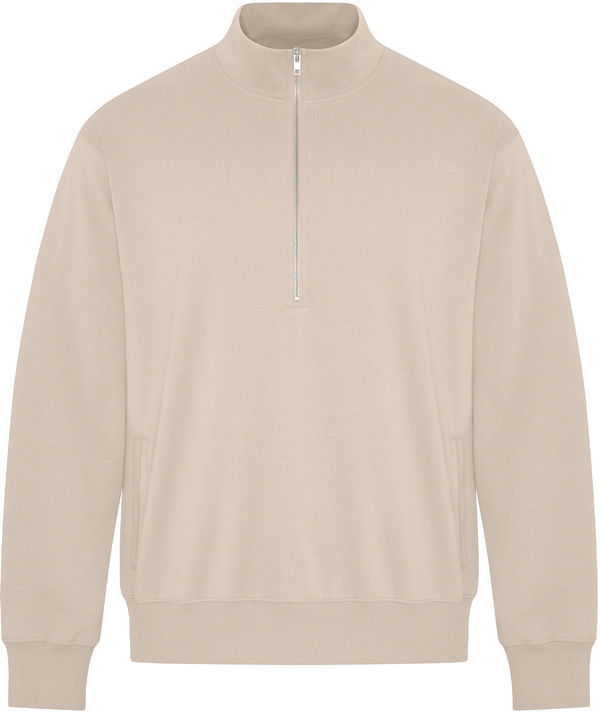 Am image of a Custom Koi Element CFF Half Zip Sweatshirt in Sahara!