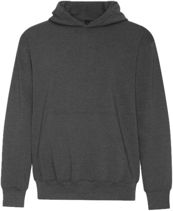 Am image of a Custom Koi Element CFF Pullover Hood in Charcoal Heather!