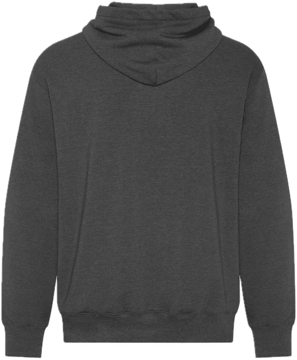 Am image of a Custom Koi Element CFF Pullover Hood in Charcoal Heather!