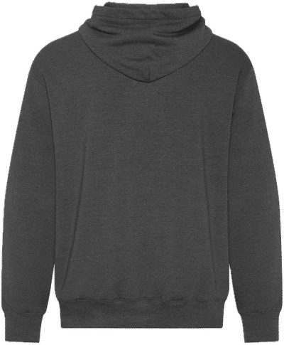Am image of a Custom Koi Element CFF Pullover Hood in Charcoal Heather!