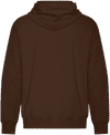 Am image of a Custom Koi Element CFF Pullover Hood in Coffee Brown!