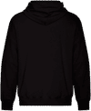 Am image of a Custom Koi Element CFF Pullover Hood in Onyx!