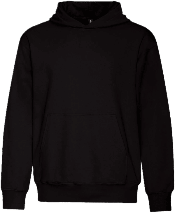 Am image of a Custom Koi Element CFF Pullover Hood in Onyx!