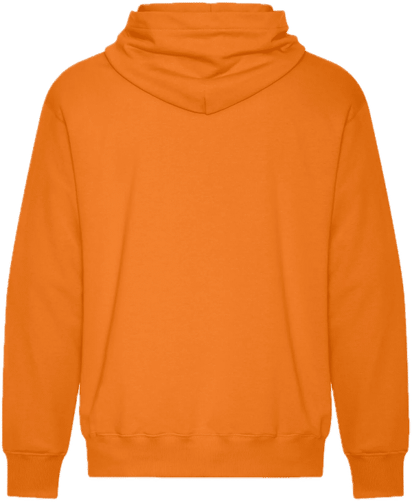 An image of a Custom Koi Element CFF Pullover Hood in Orange Burst!