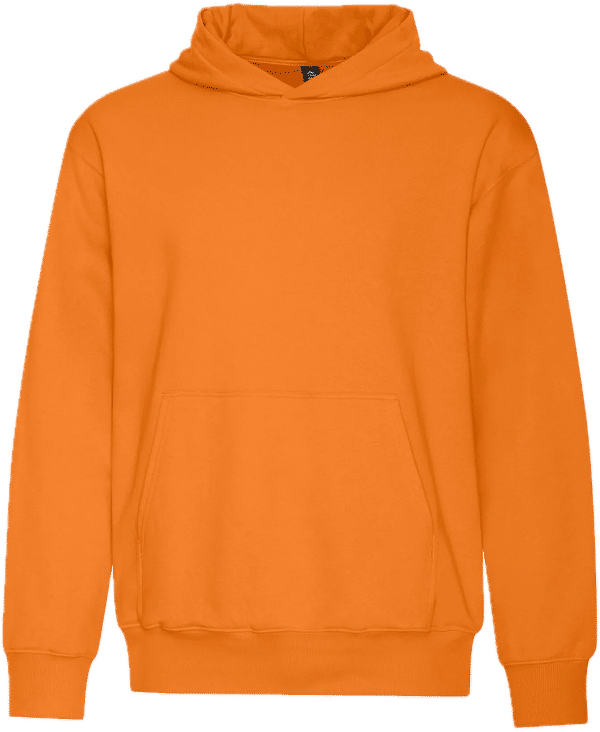 An image of a Custom Koi Element CFF Pullover Hood in Orange Burst!