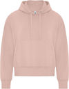 Am image of a Custom Koi Element CFF Pullover Ladies Hoodie in Dusty Rose!
