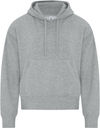 Am image of a Custom Koi Element CFF Pullover Ladies Hoodie in Grey Heather!