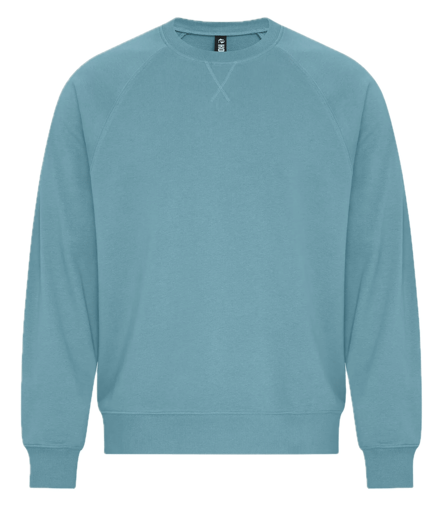 Koi Element CVC French Terry Crewneck in Blue Agave