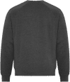 Am image of a Custom Koi Element CVC French Terry Crewneck in Charcoal Heather Grey!