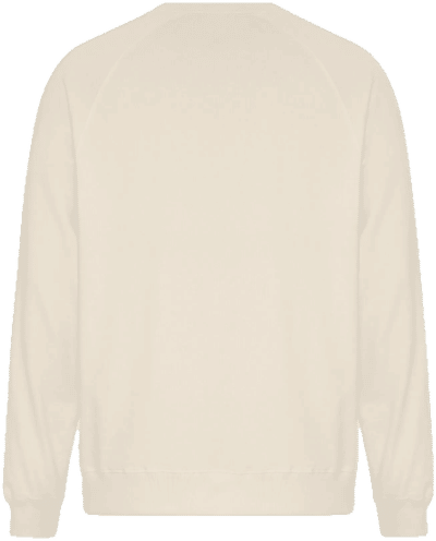 Am image of a Custom Koi Element CVC French Terry Crewneck in Natural!