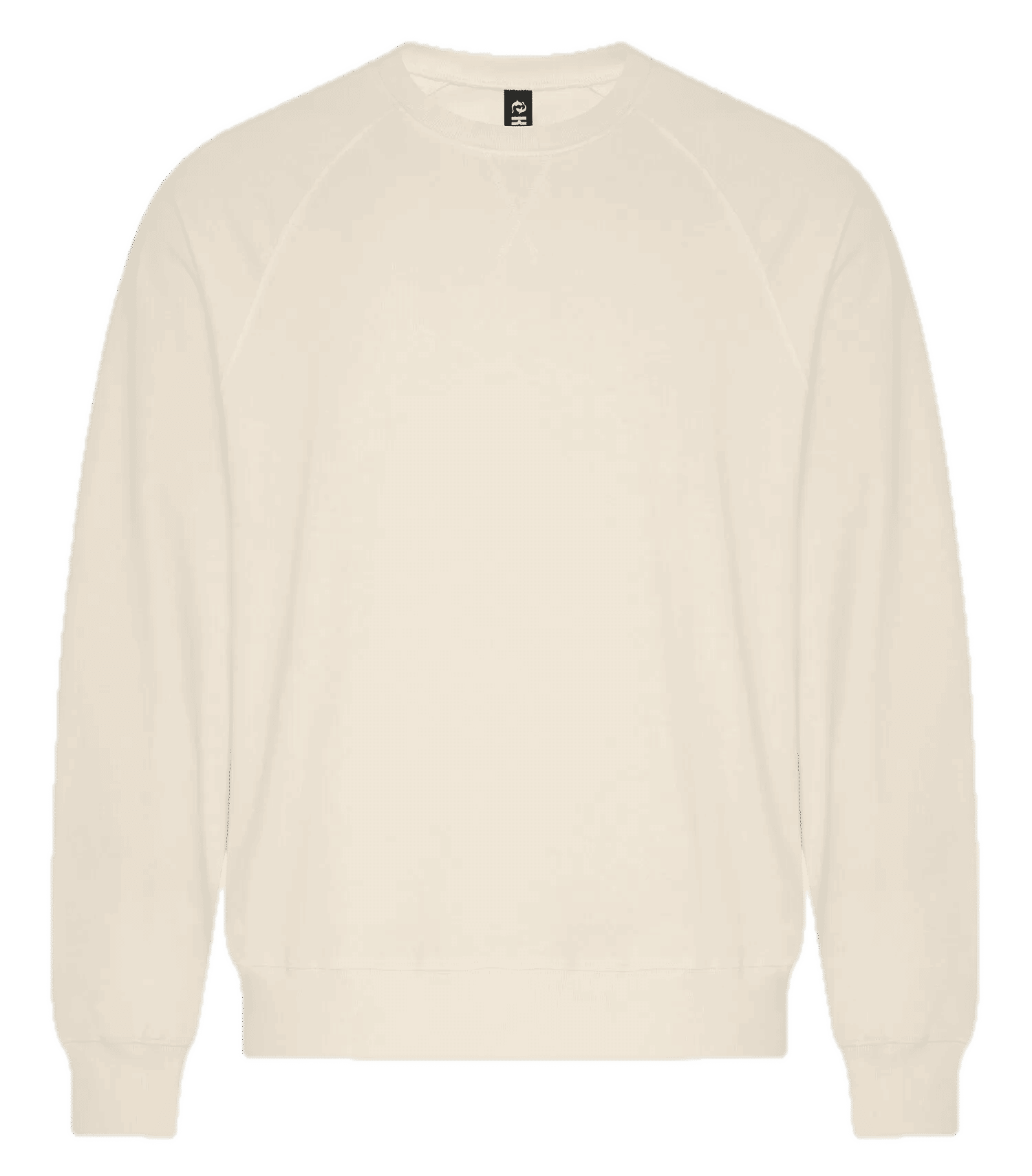 Koi Element CVC French Terry Crewneck in Natural